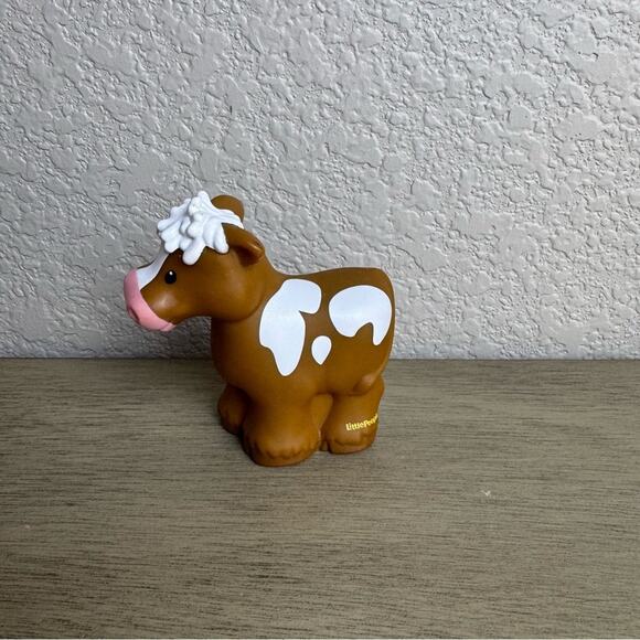 Fisher-Price Little People Replacement Brown‎ Cow - Picture 2 of 6